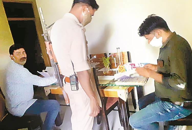 police and lda held search enquiry in home of vikas dubey