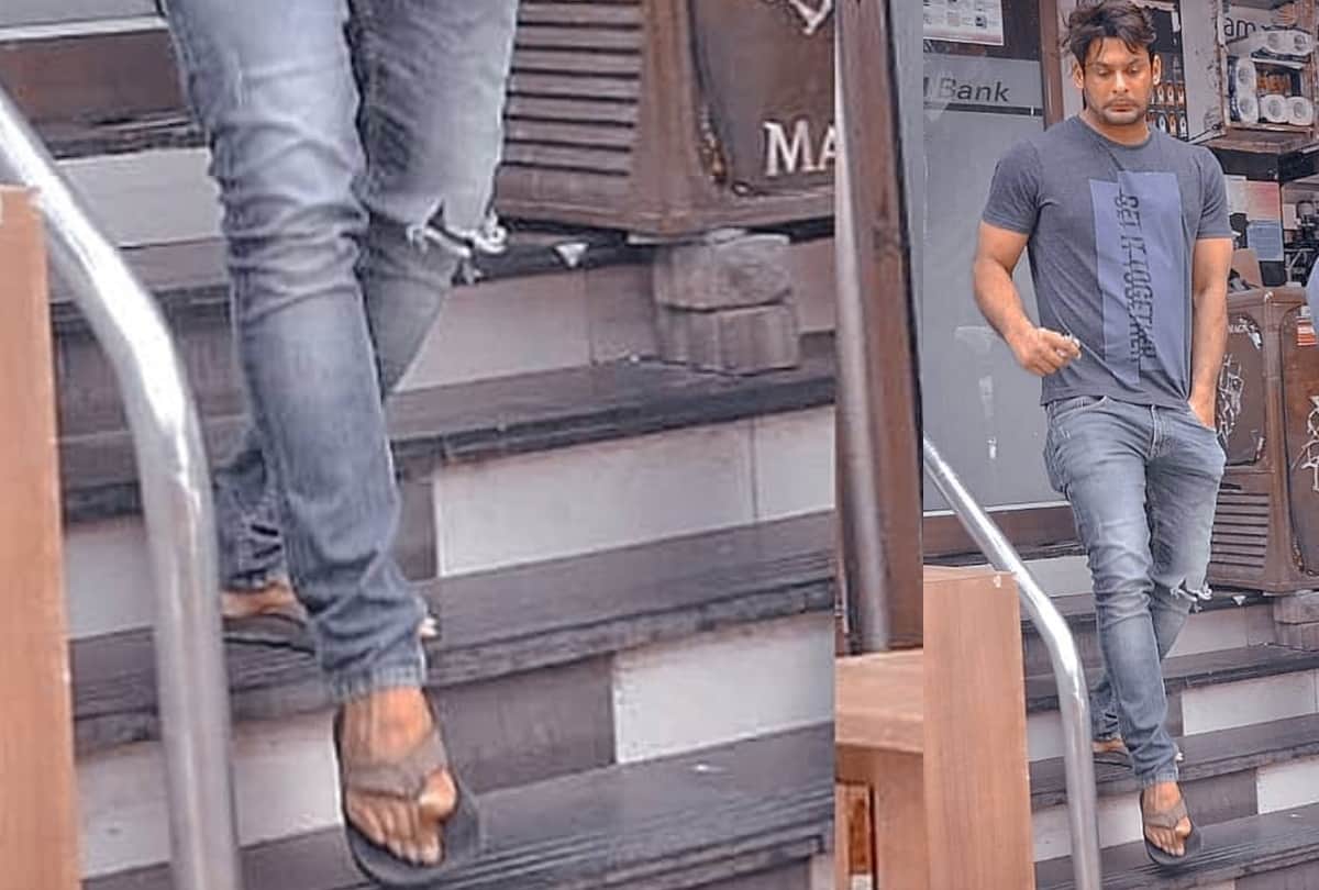 bigg boss 13 winner siddharth shukla steps out in city with cool casual look but footwear price can amaze you