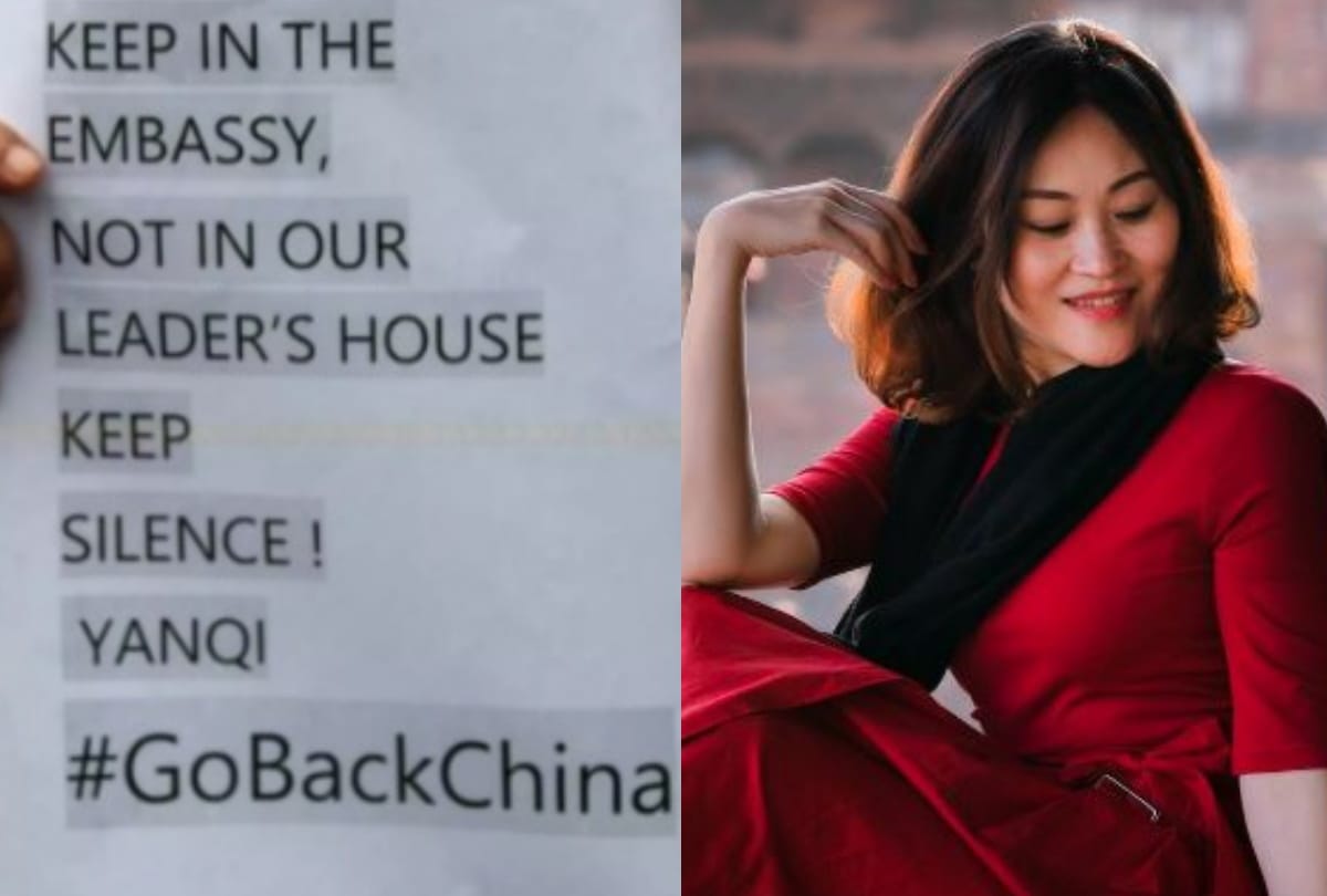 Nepal student protest against china after interference in domestic politics