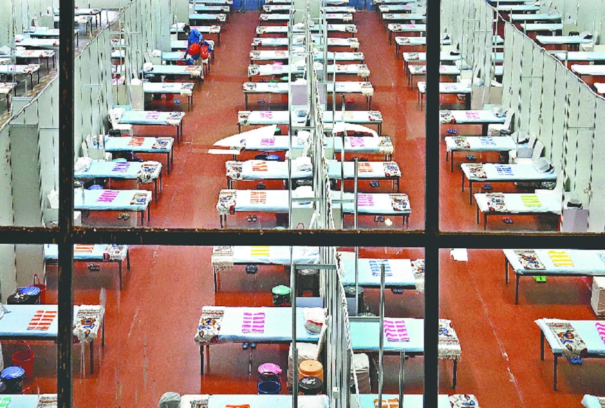 500 bed Covid Center is ready in six days in Khel gaon