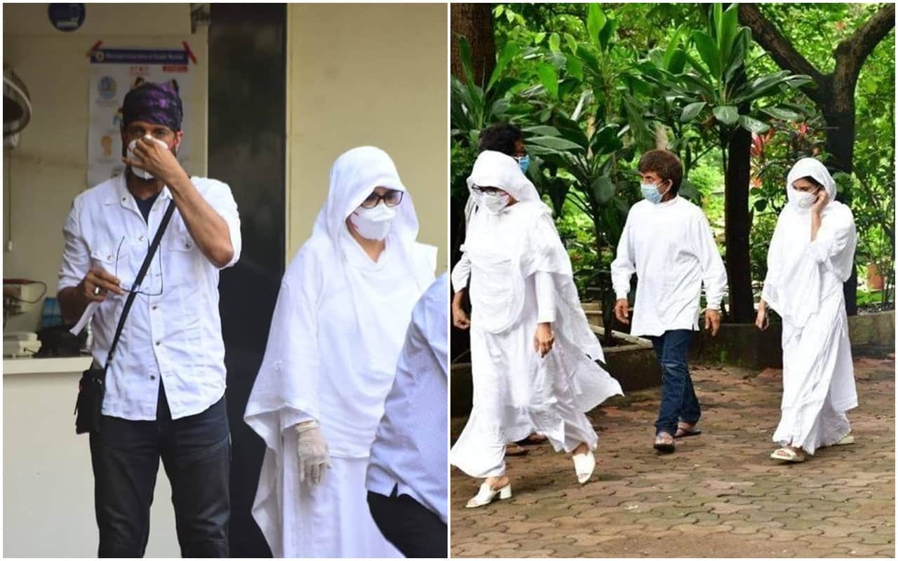 Jagdeep funeral: Jagdeep Family And Comedian Johnny Lever Attends Veteran Actor Funeral Pays Last Tribute