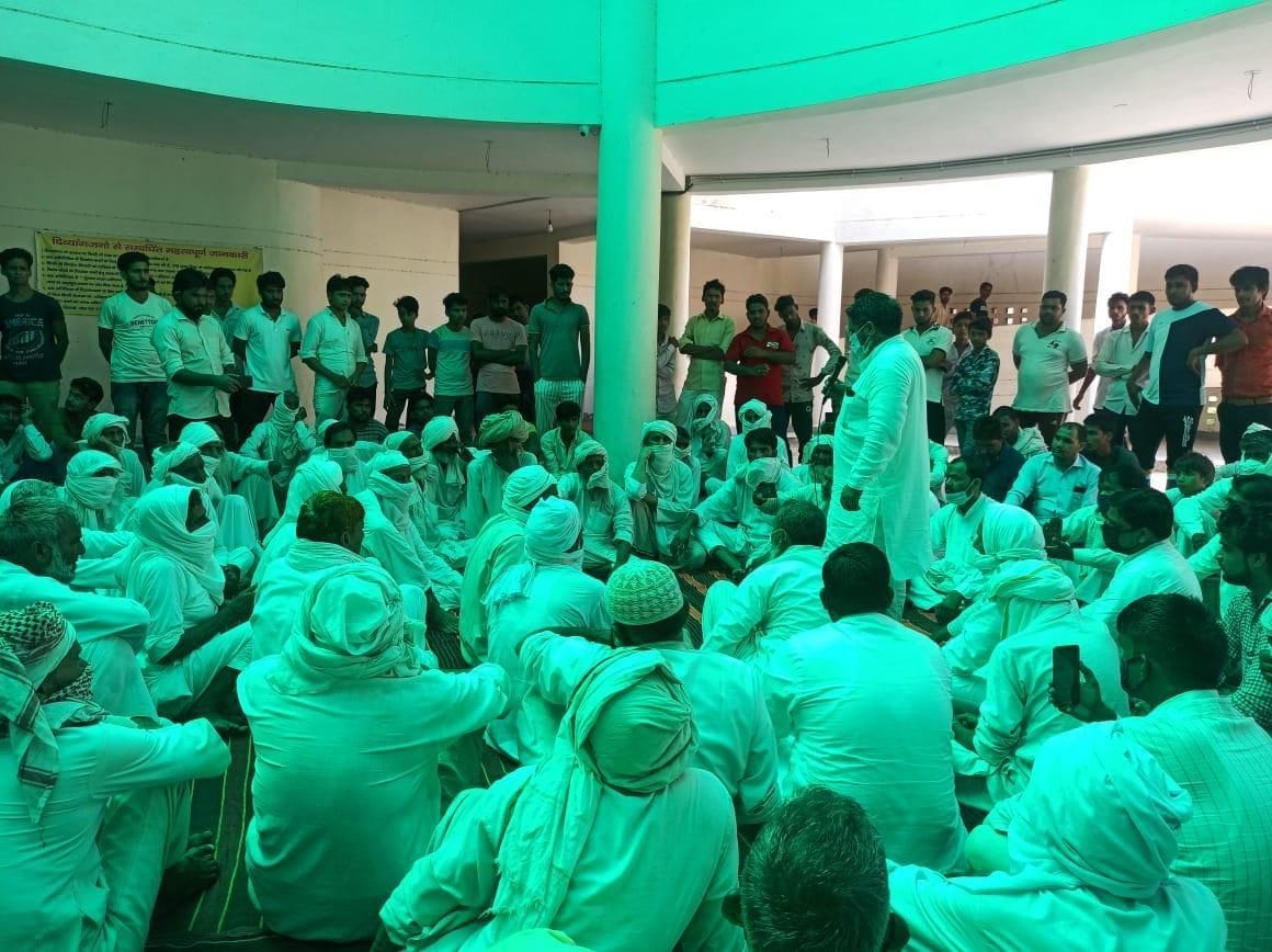 Protest against plan to make dumping station