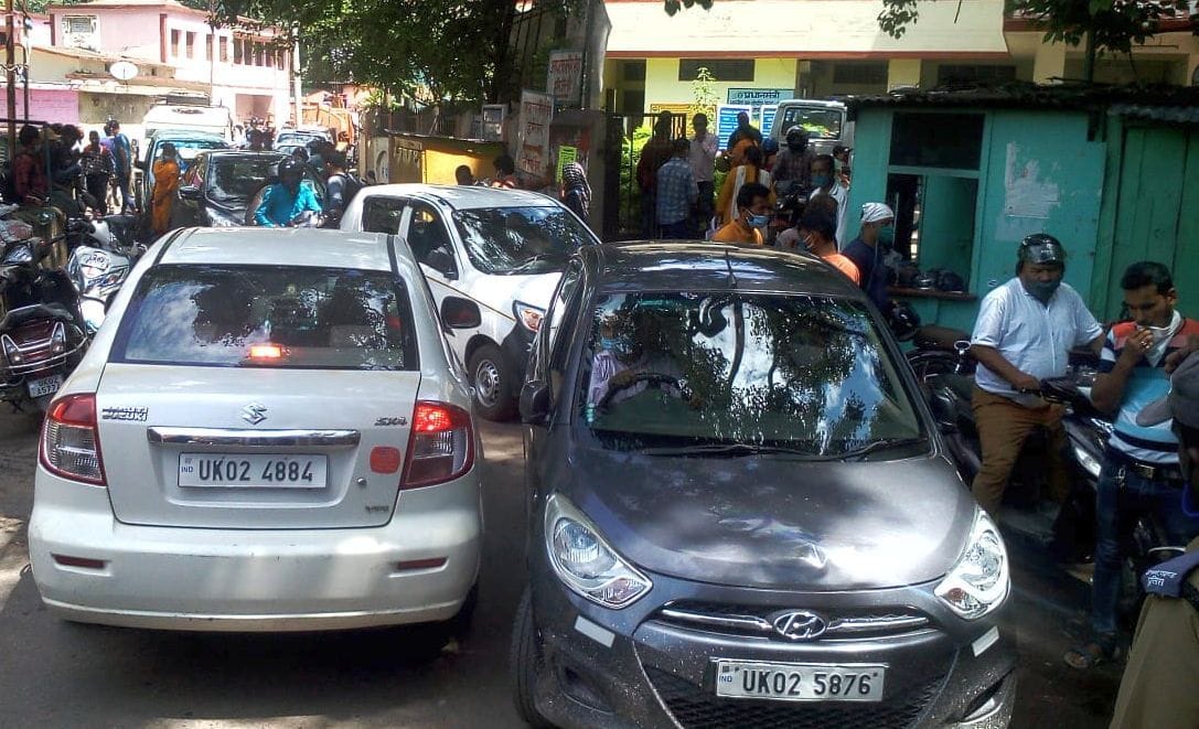 Traffic Jam in Bageshwar