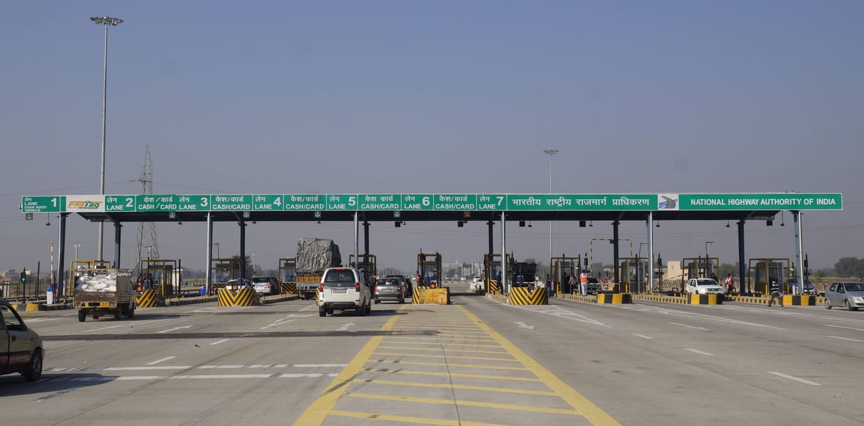 toll plaza, 11 district, DC,  letter