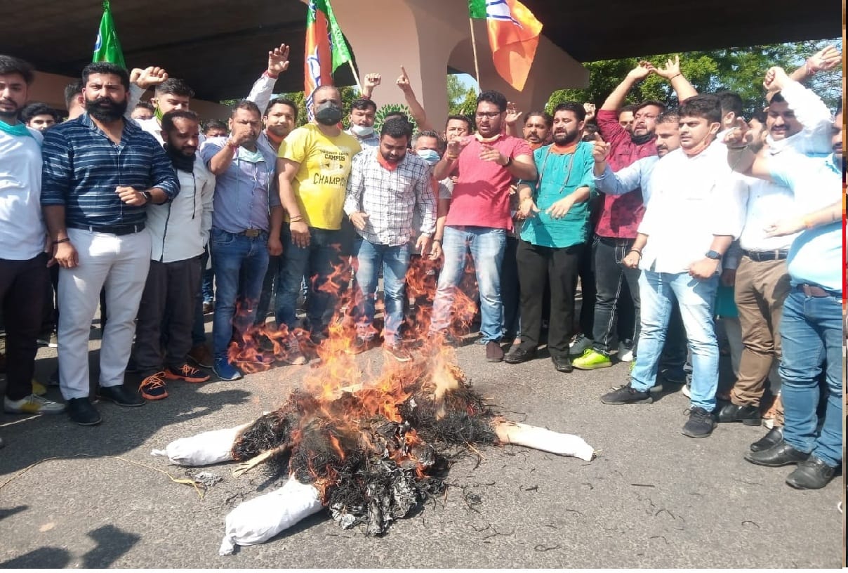 bjp leader Sheikh Wasim Bari, Bashir Ahmed and Omar Bari murder in bandipora jammu kashmir, bjp leaders protesting against pakistan