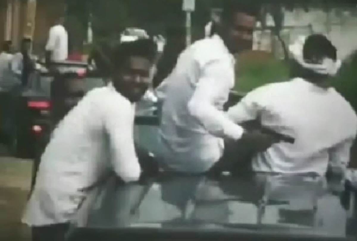 after party, youths did several rounds of firing in jankipuram in lucknow