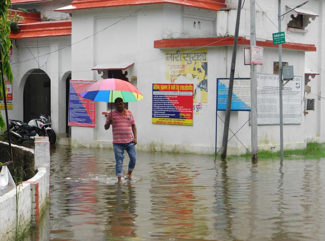 Saryu's water level approaching the danger mark