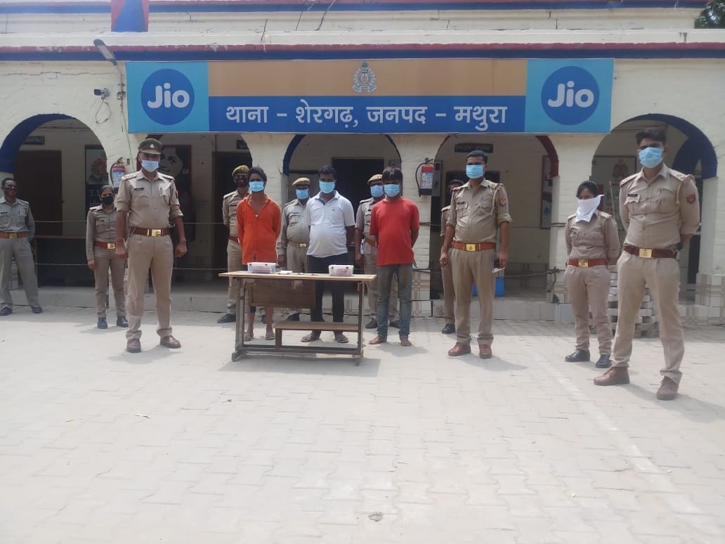 tatloo, criminal, arested, police, mathura