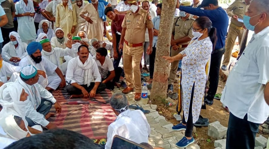 100 bigha land will be administered by consternation