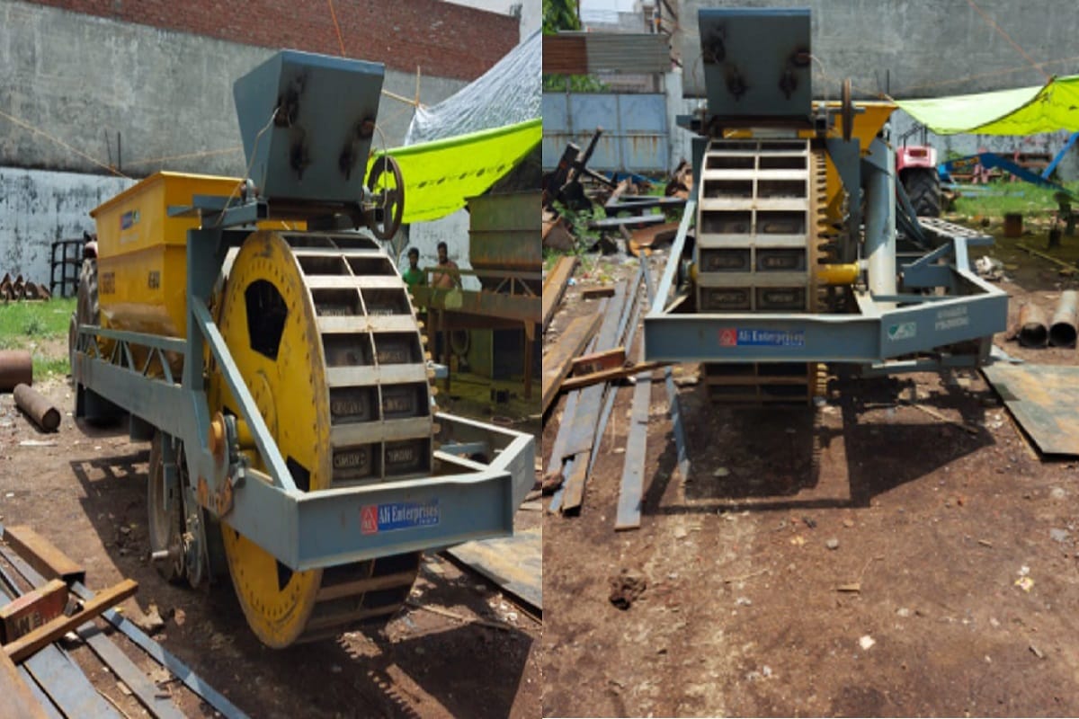 Amar Ujala Exclusive: A person from Sakoti has made a brick making machine in Meerut