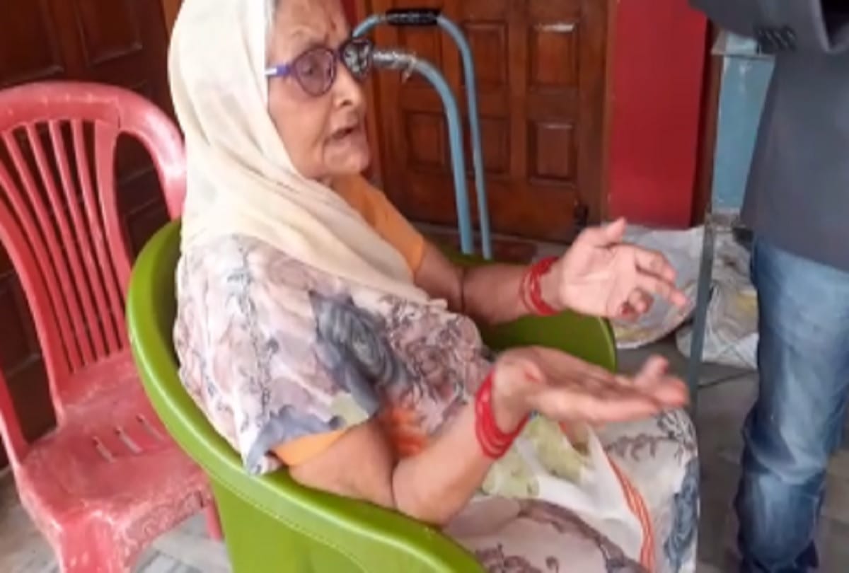 Gangster Vikas Dubey son meets his grandmother breaks down after encounter