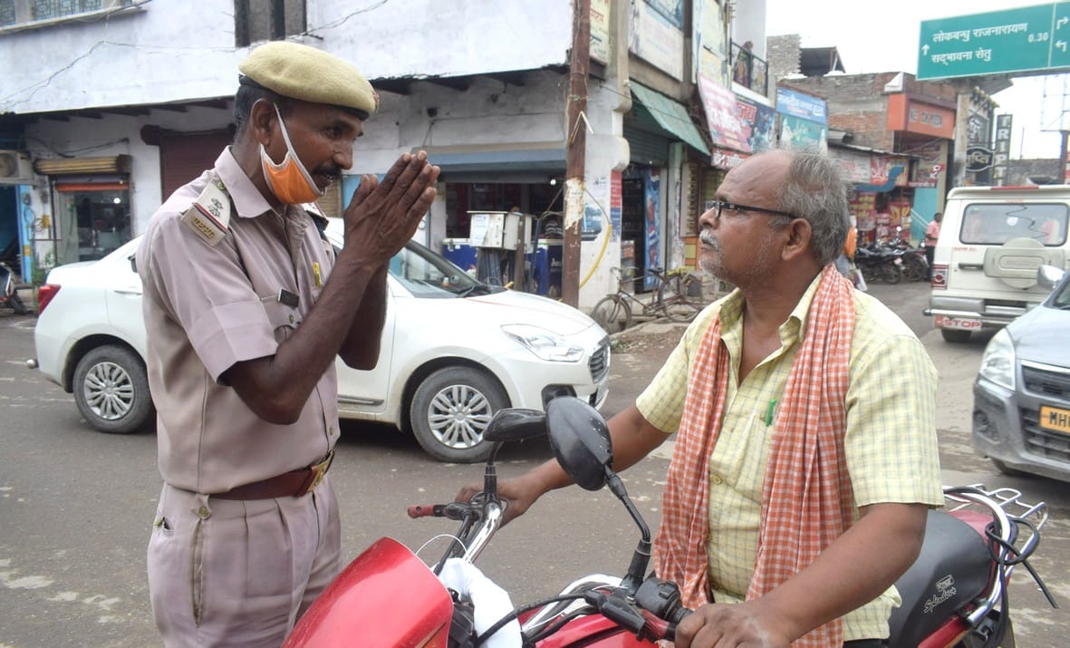 Do not leave the house for 55 hours, then action will be taken if you go around unnecessarily