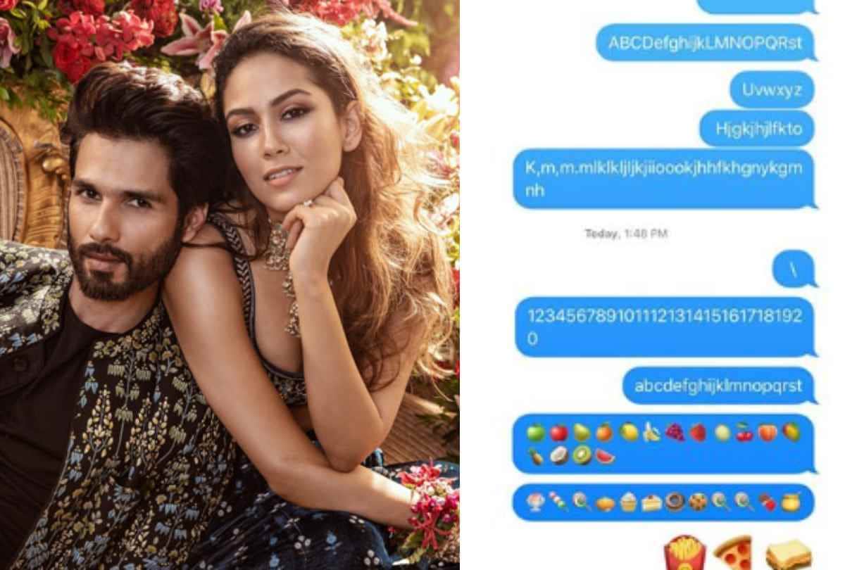 mira rajput share chat screenshot between her kid and shahid kapoor reveals actor name