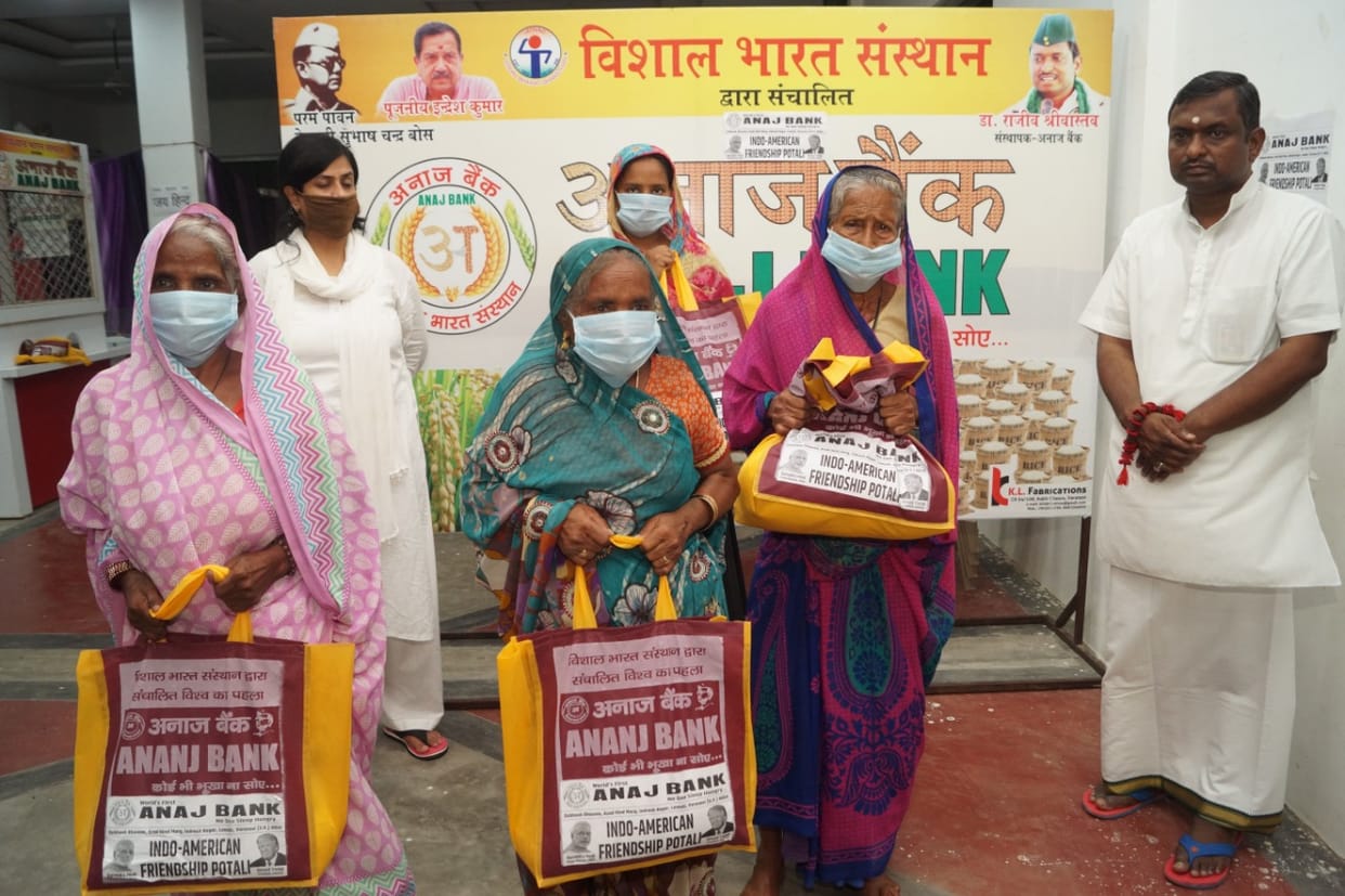 Grain Bank gave Indo American Friendship food