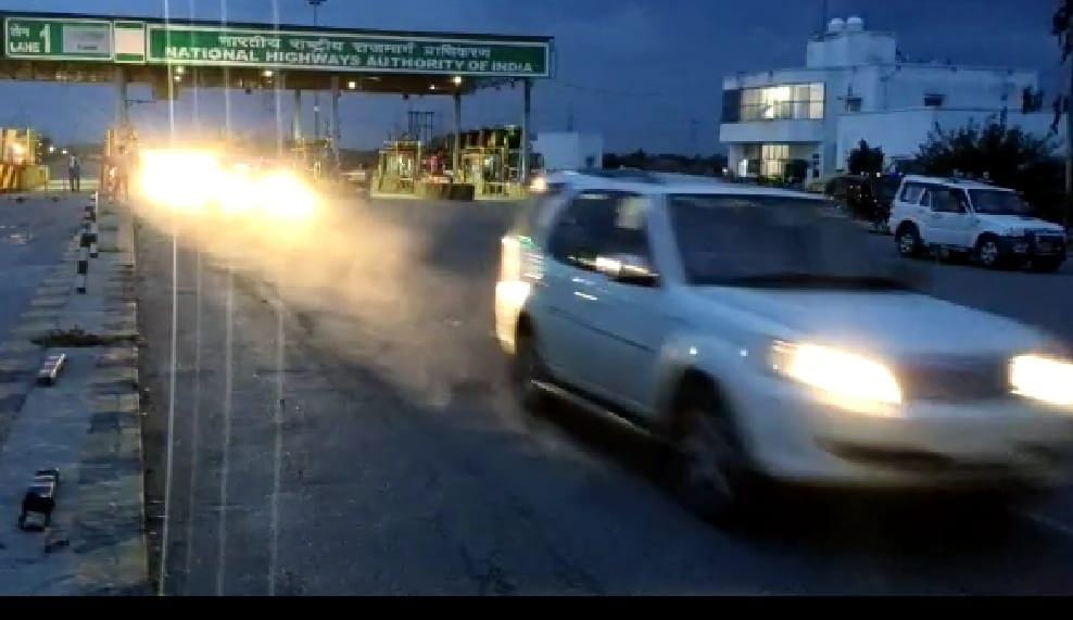 Officers stayed on the highway overnight with the force