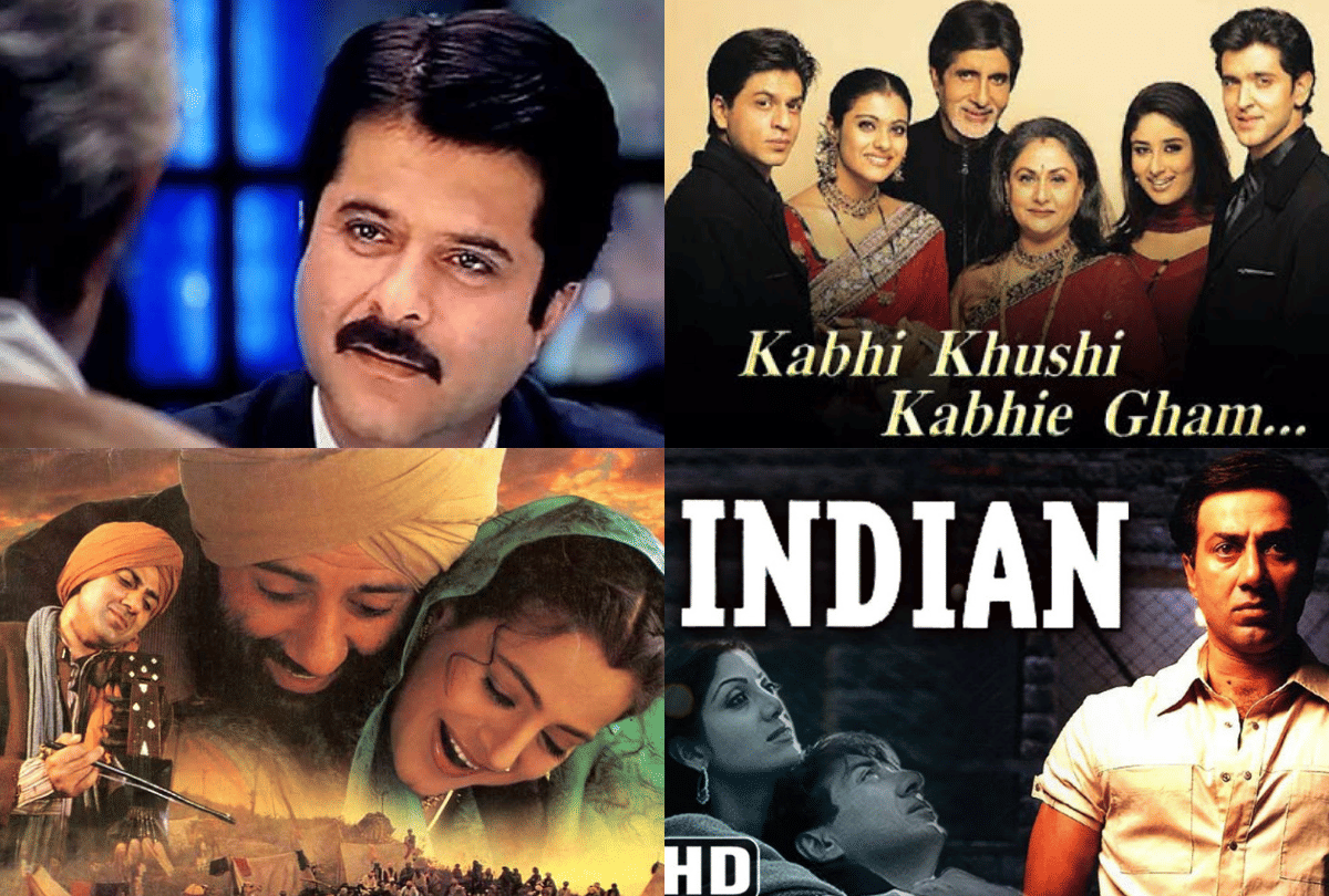 Best Bollywood Movies Released In 2001 Kabhi Khushi Kabhie Gham Indian Nayak Dil Chahta Hai