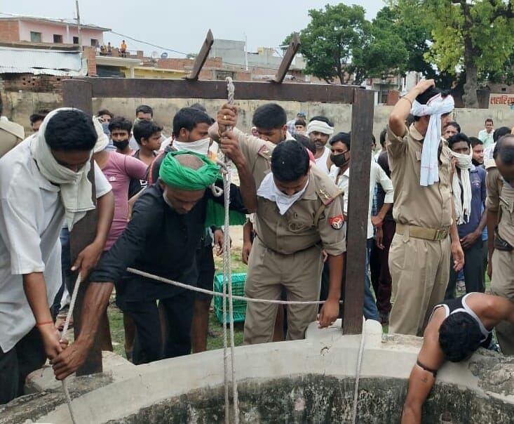 Mentally ill young man jumped into the well, admitted