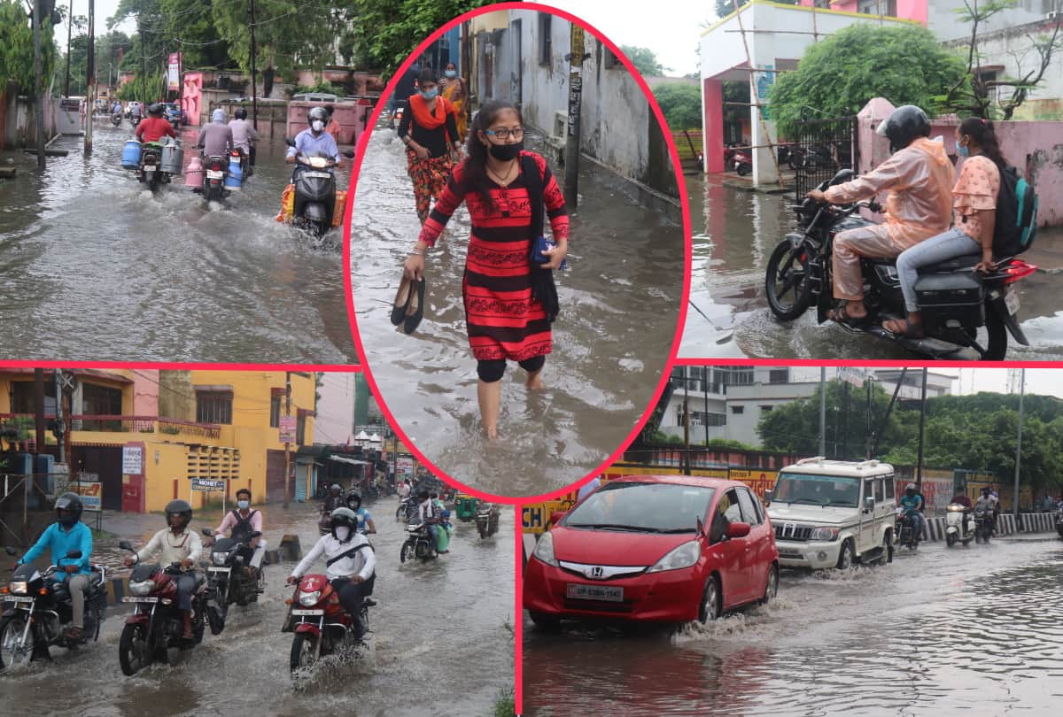 heavy rain in gorakhpur Weather change update
