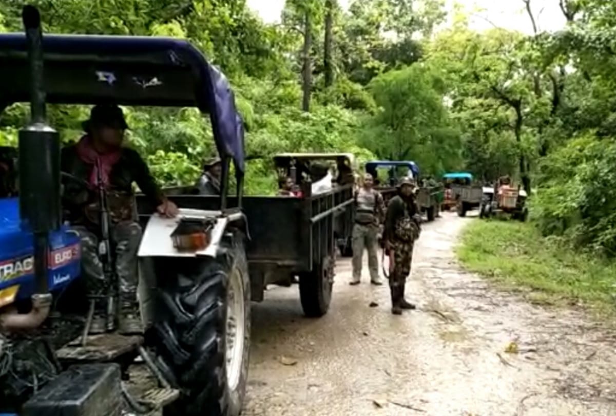 Four naxalites were killed by Joint team of Bihar STF and SSB in indo-nepal border