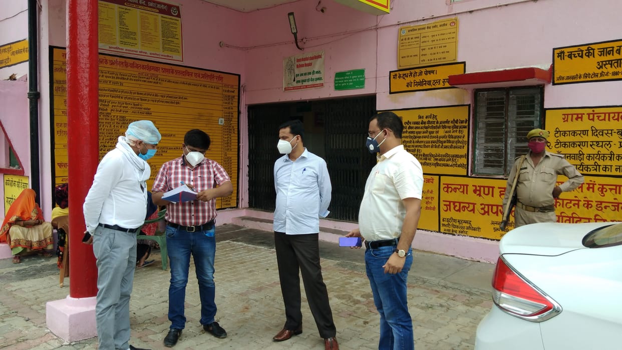 Give patient admission only after applying mask