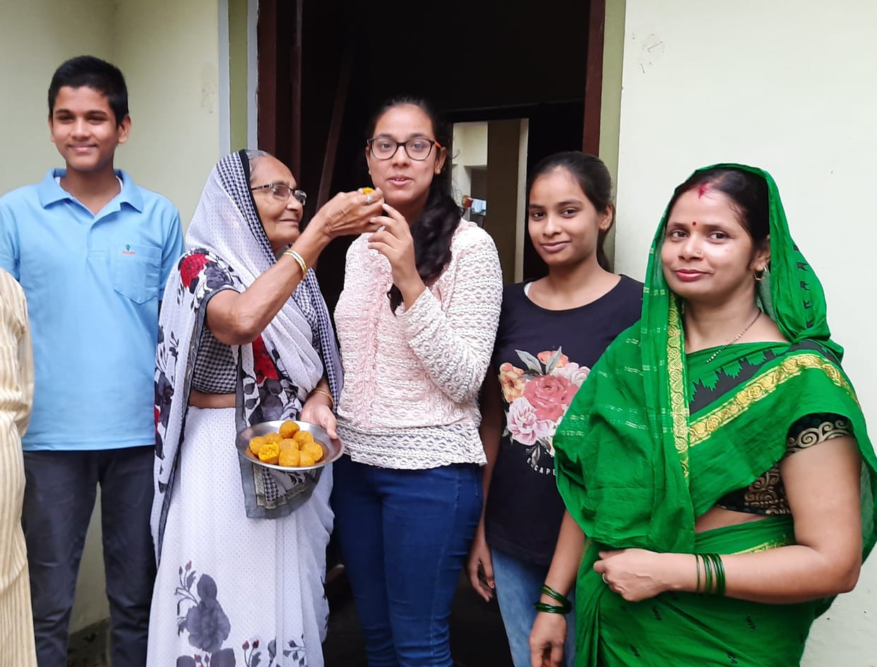 Prachi in high school and Adarsh did district top in intermediate