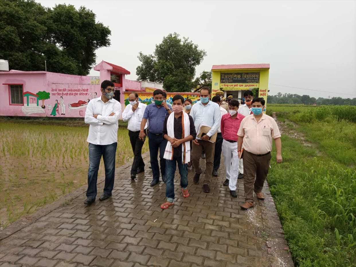 nodal officer inspected raipur pokhta