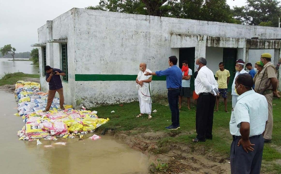 Saryu's water level decreased