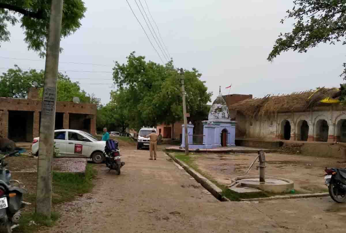kanpur encounter news: silence spread Vikas Dubey's village Bikaru