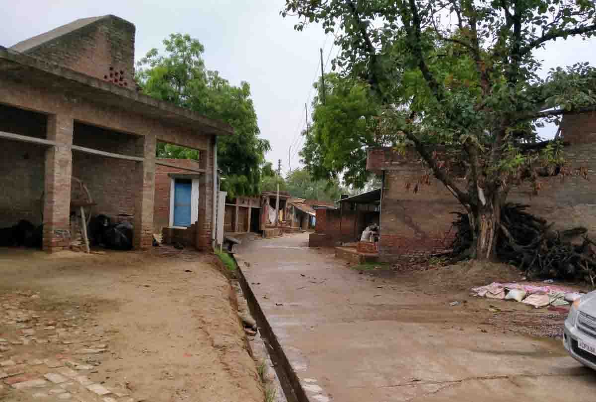 kanpur encounter news: silence spread Vikas Dubey's village Bikaru