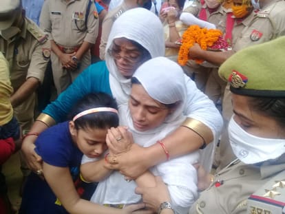 vikas dubey encounter: martyr sub inspector anoop singh's father said, Relaxed now