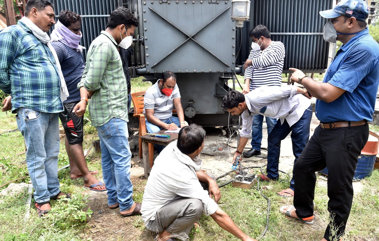 electric problem in chandausi sambhal