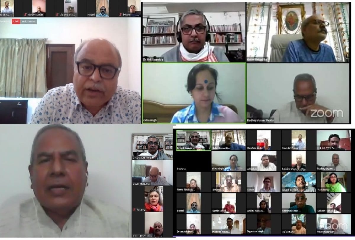 Military training of citizens should be mandatory for national security says in a webinar in Bhopal