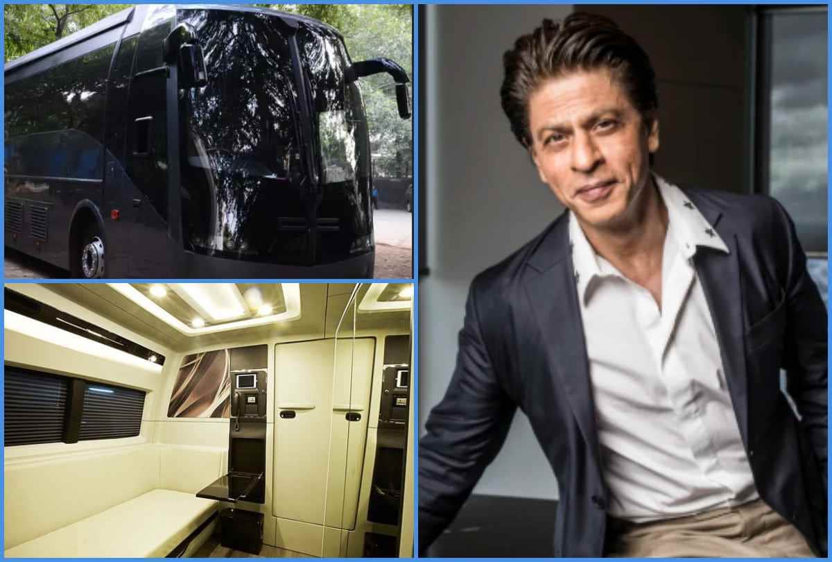 Shah Rukh Khan Vanity Van Photos here inside look