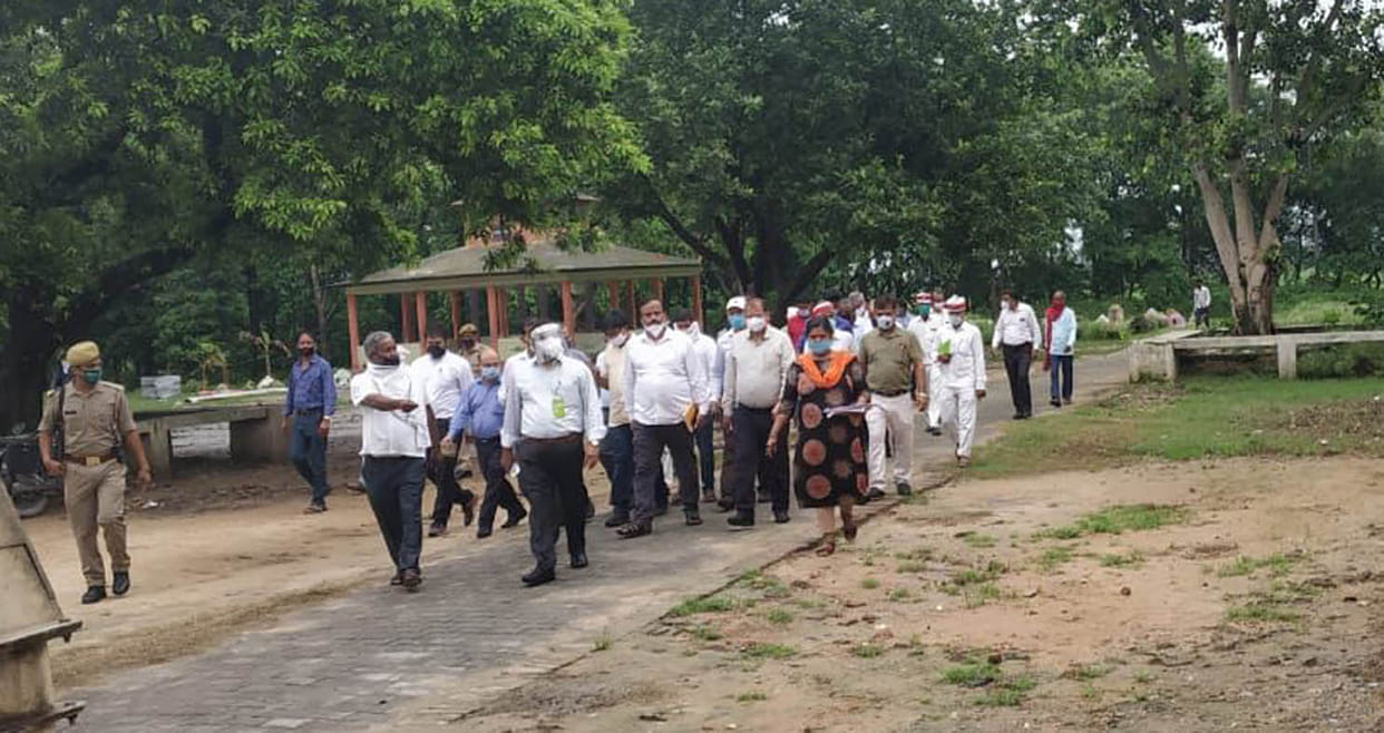 aditional chief secretary visited jagdishpur
