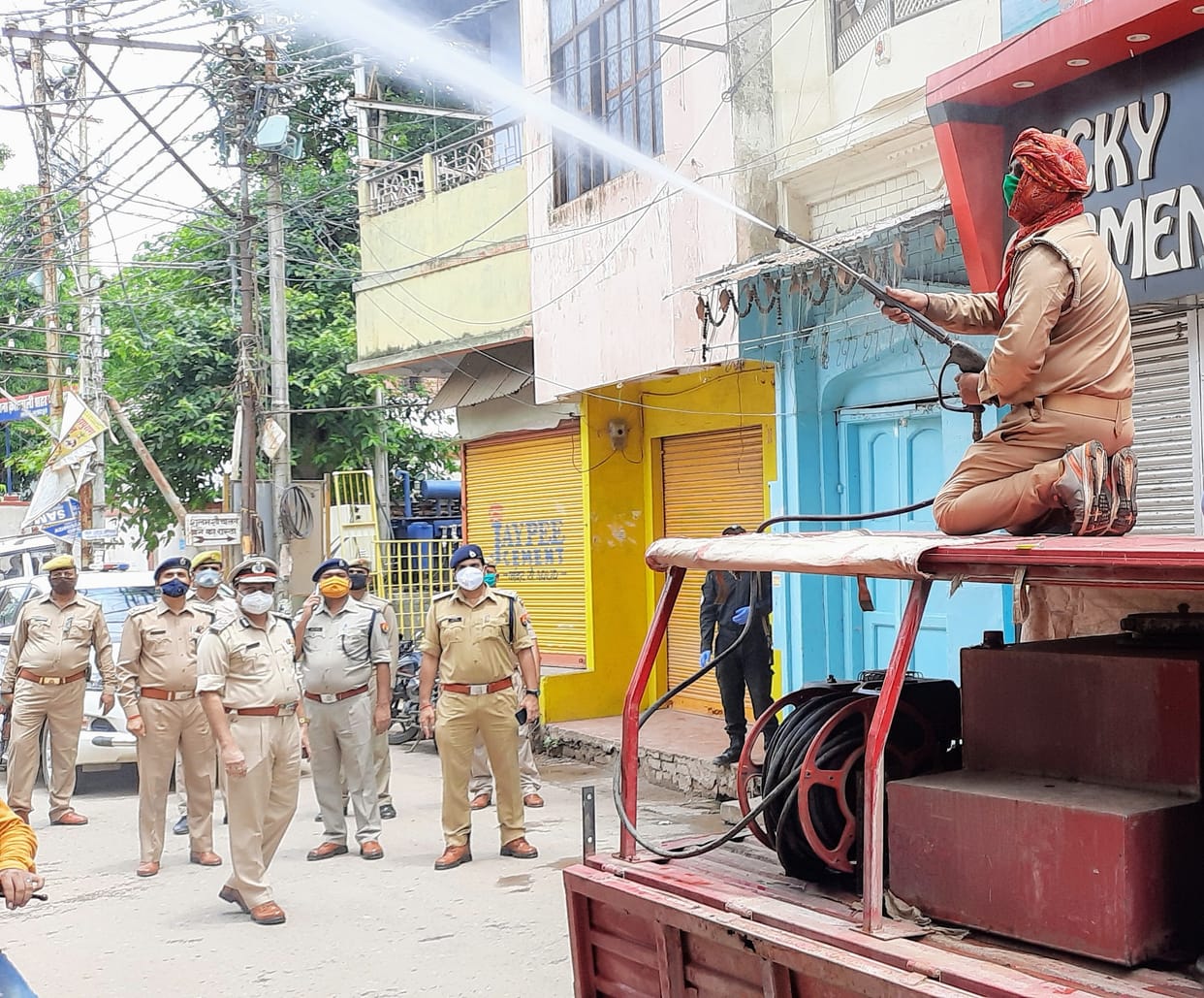 IG and SP undertook sanitation in the city