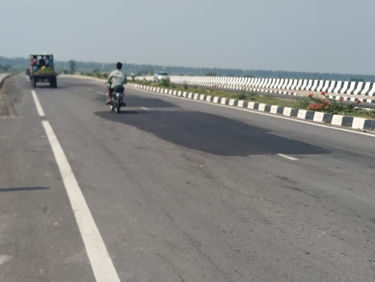 road innogeration, minister nitin gadkari, patch work, jind