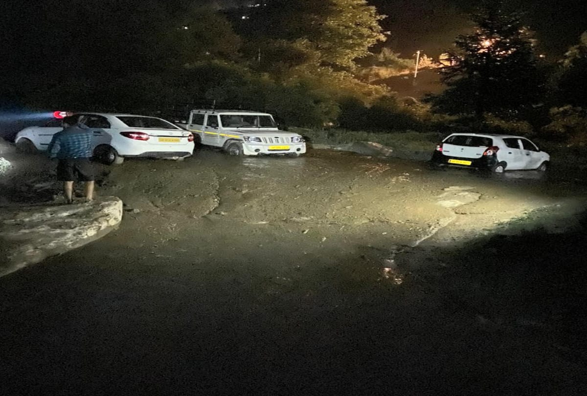 Clouds burst near forest minister's village, damage to apple orchards
