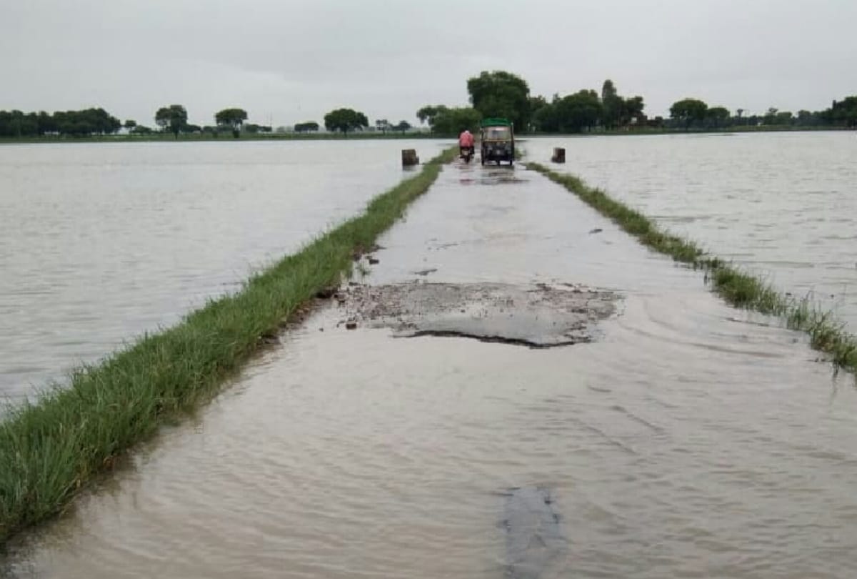 Gorakhpur Flood news: rapti and saryu river across danger mark,  villages of flood water in gorakhpur
