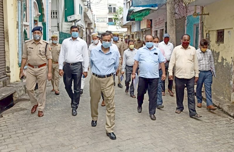 Mandalayukta inspects special cleaning drive