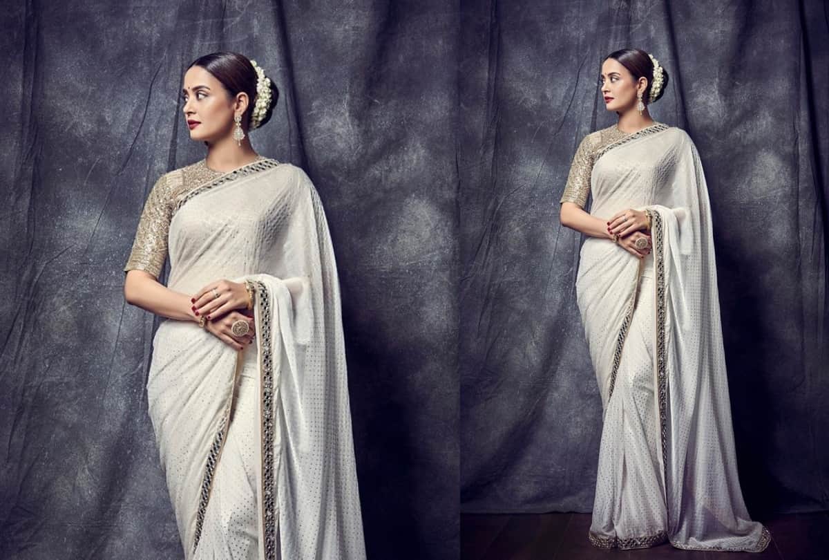hate story 2 fame surveen chawla wearing sequin saree from neeta lulla