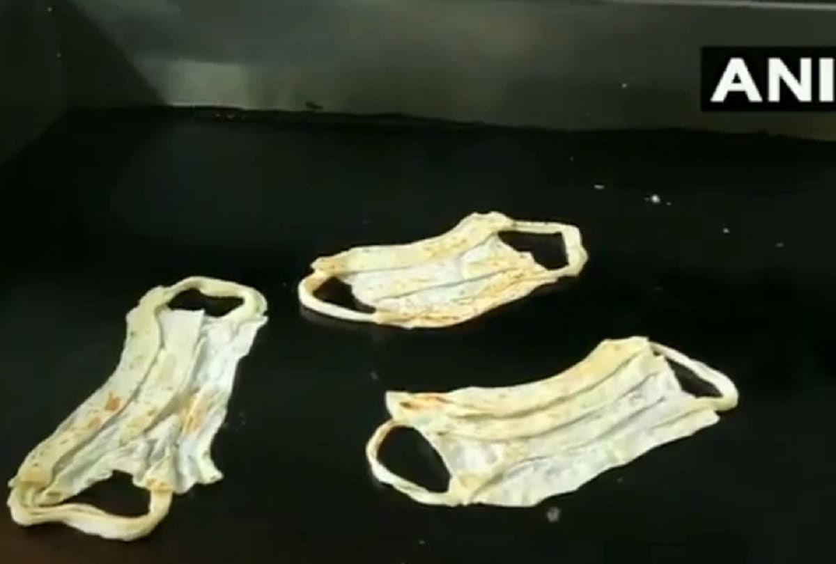 A restaurant in Madurai is serving parottas made in the shape of masks to spread awareness about coronavirus in tamil nadu