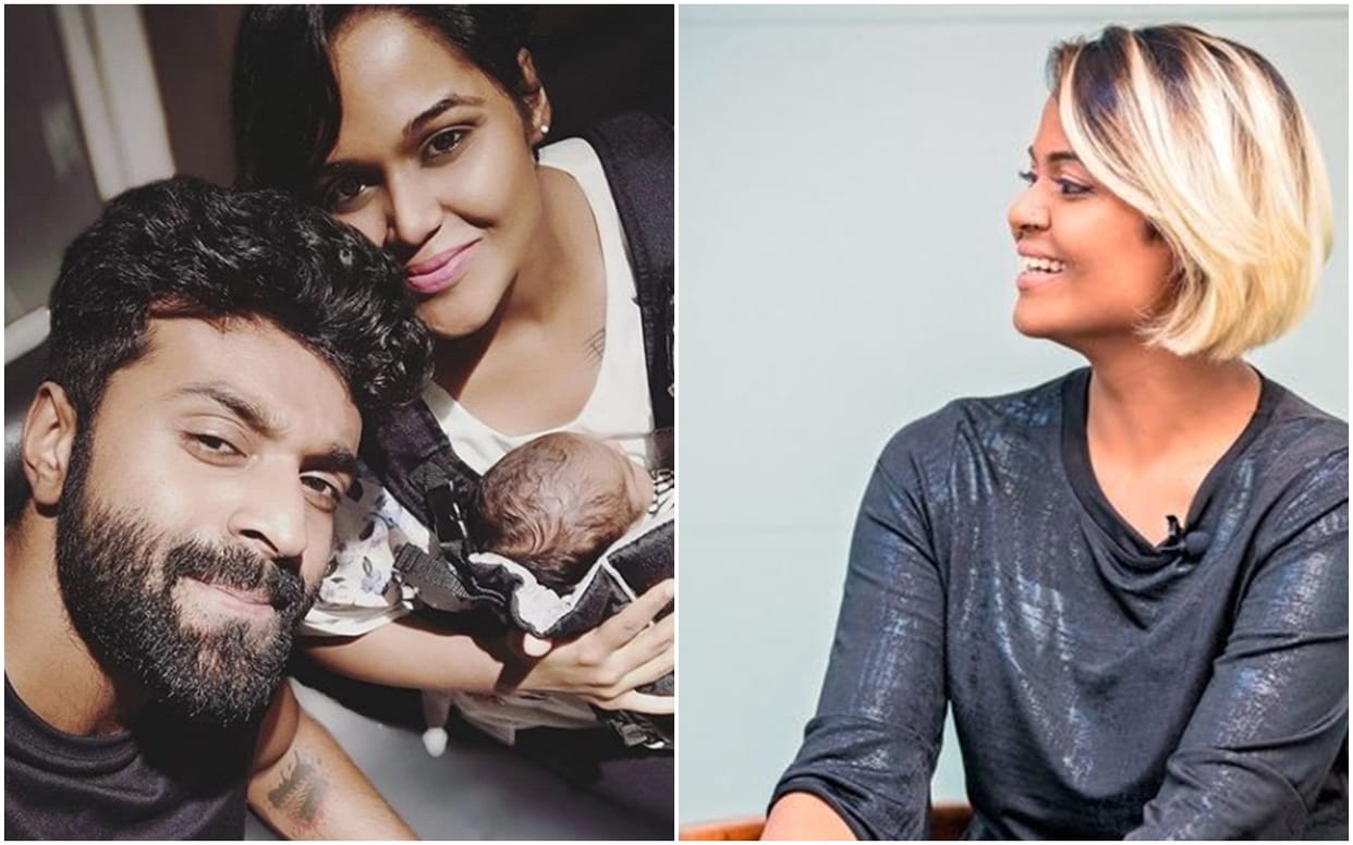 Ramya NSK blessed with a baby boy Shares pic With husband Sathya