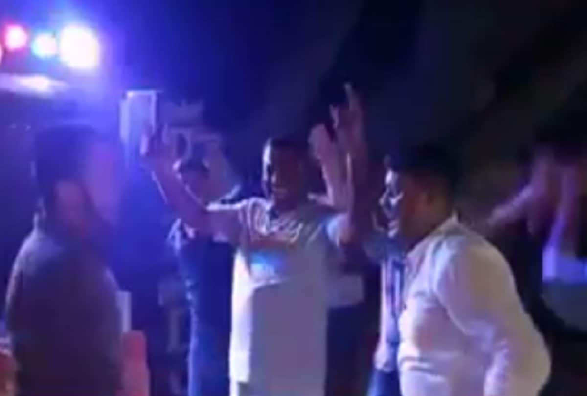 Vikas Dubey dancing in Amar dubey wedding ceremony video goes viral on internet