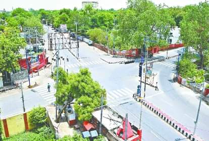 लॉकडाउन में आगरा शहर