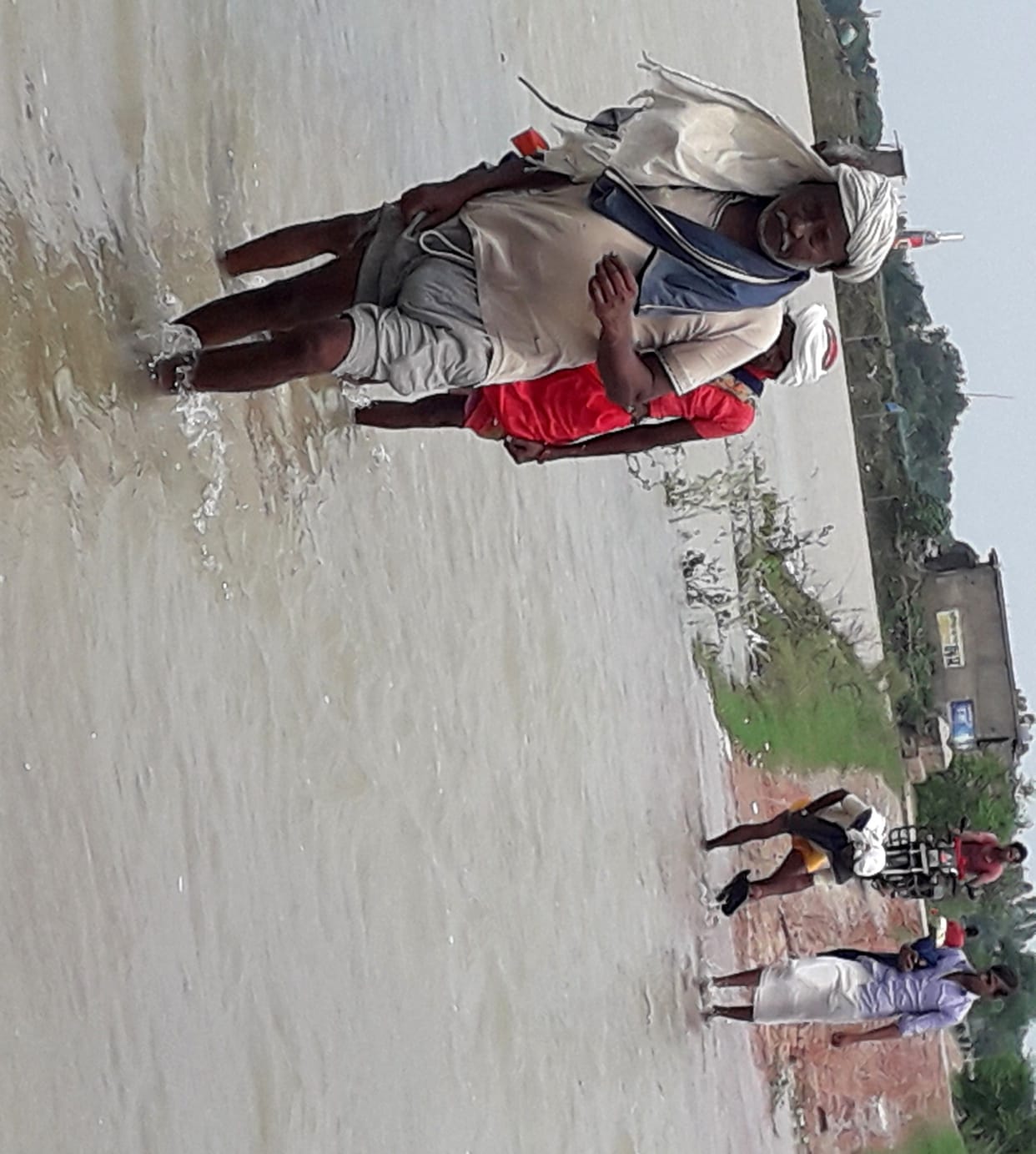 Ghaghra's water level is above the danger mark