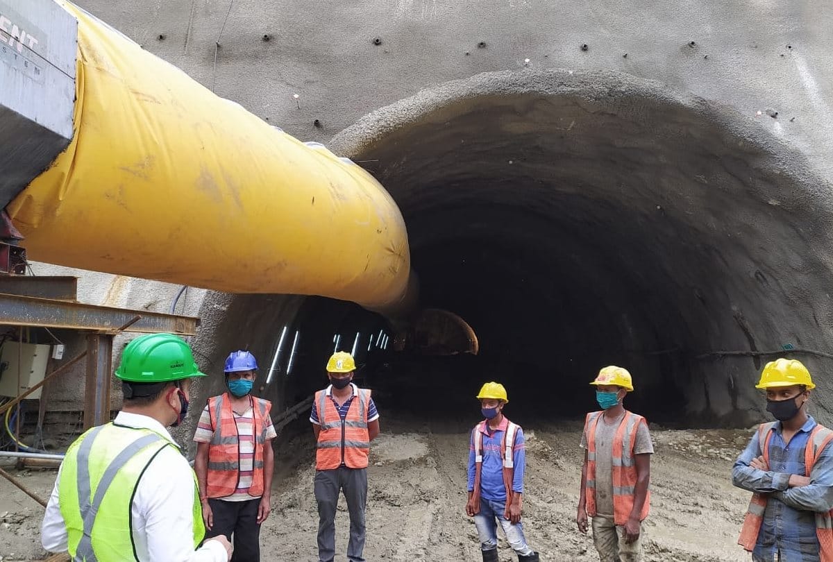 Himachal News: New Austrian tunneling method technique used for Bhanupali  Bilaspur Beri New Rail Line