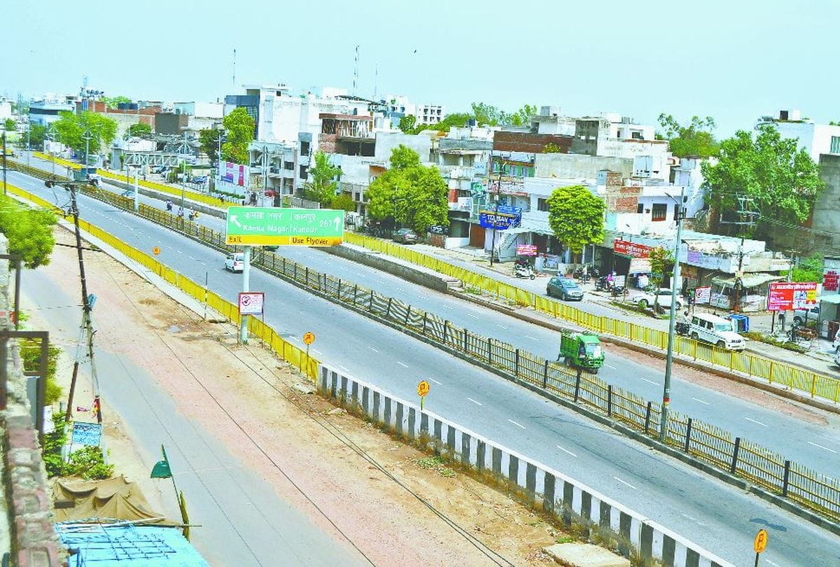 Agra Air Quailt Index In Lockdown Of July