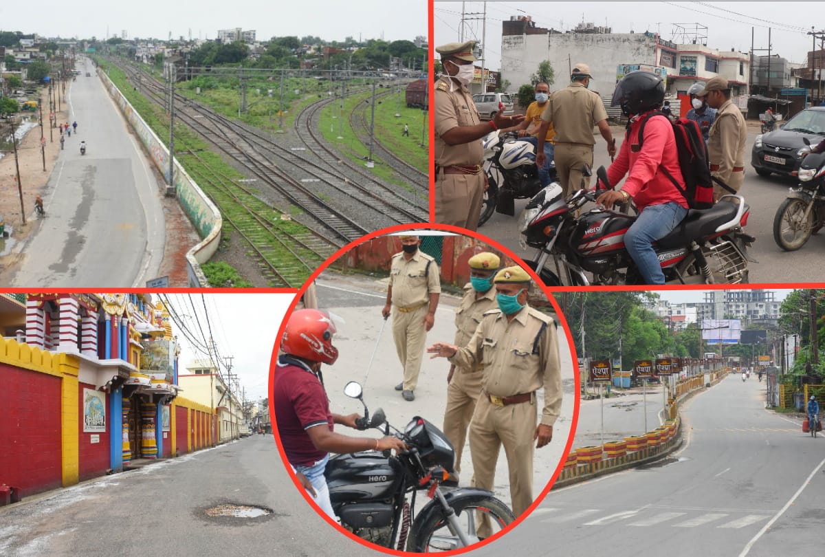 Once again Lockdown start in Cant Rajghat and Gorakhnath Police station Gorakhpur