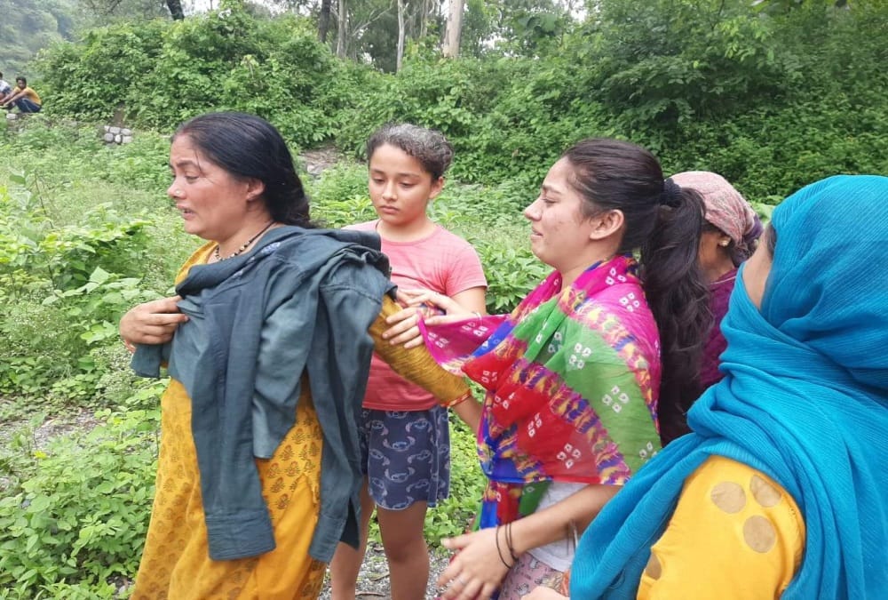 Leopard Killed Old age Women in Haldwani, Dead Body recovered, Photos