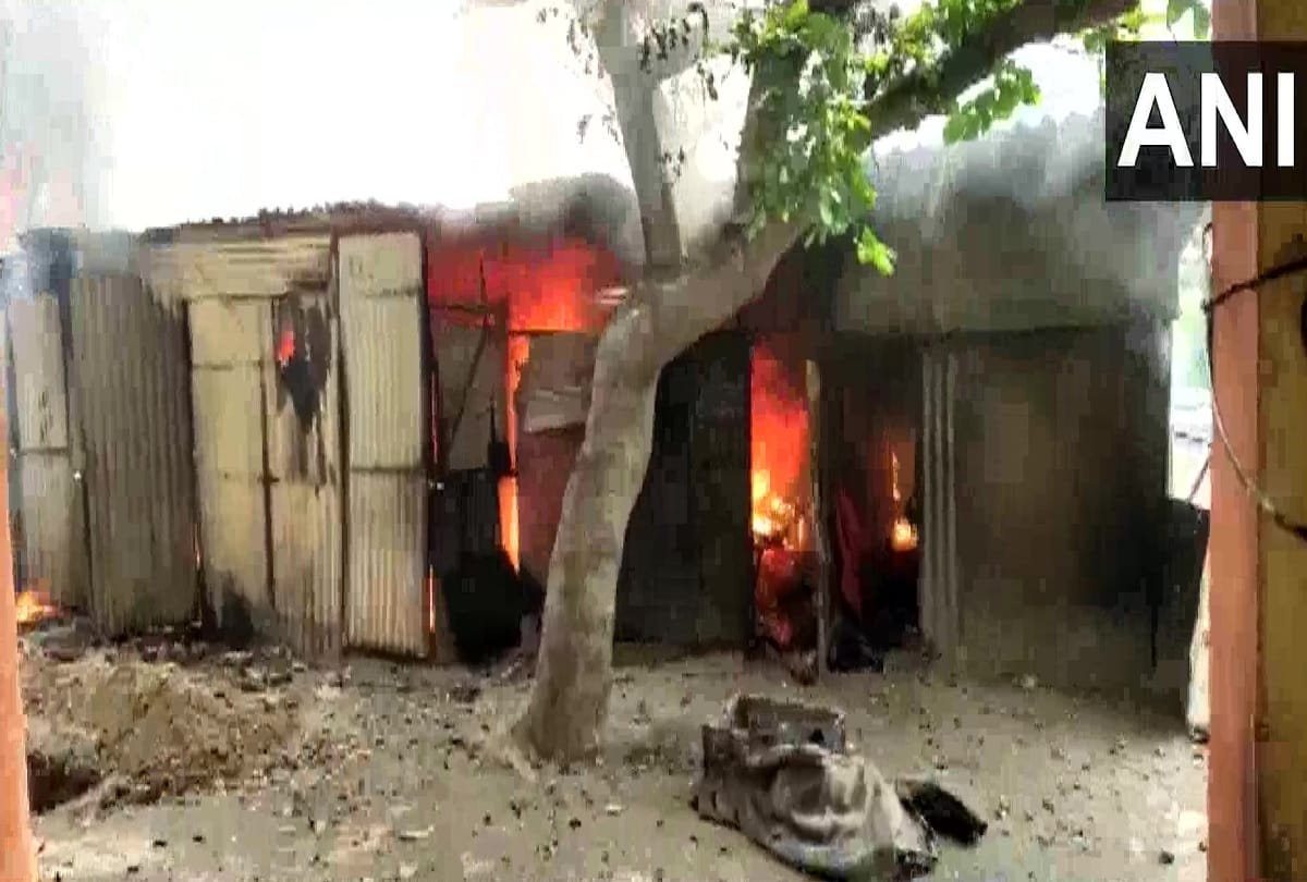 fire broke out at a shed at Nizamuddin Railway Yard no injuries reported